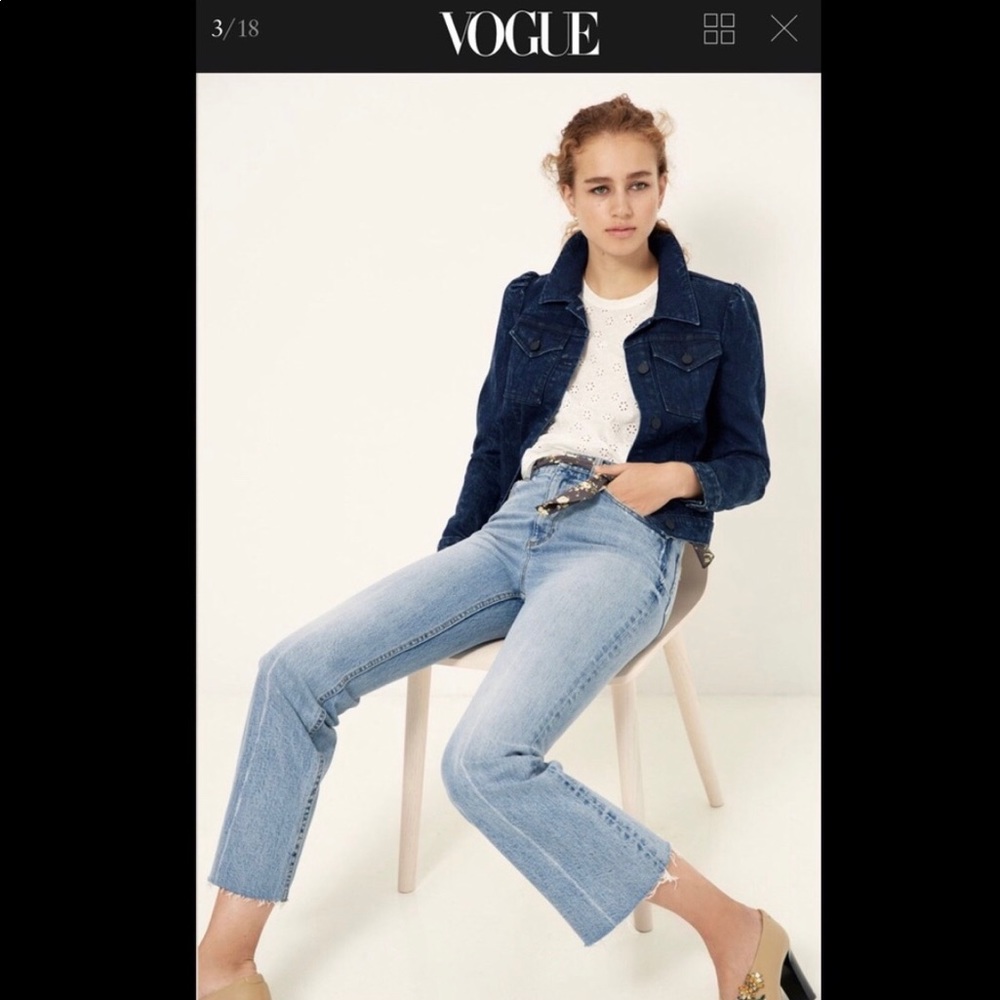 La Vie Rebecca Taylor Kick Boot Flare Denim SZ26⚡️